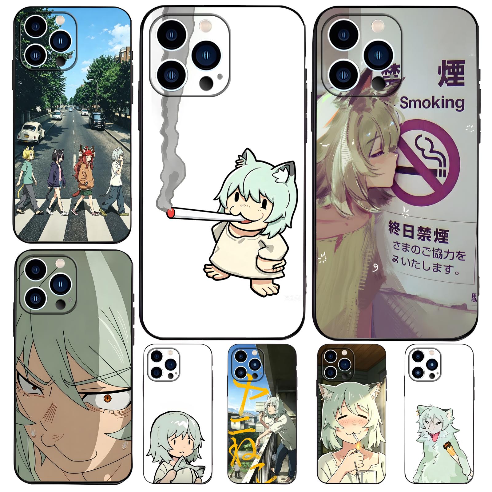 Phone Cases Iphone 14 - Chainsmoker Cat Phone Case For iPhone17