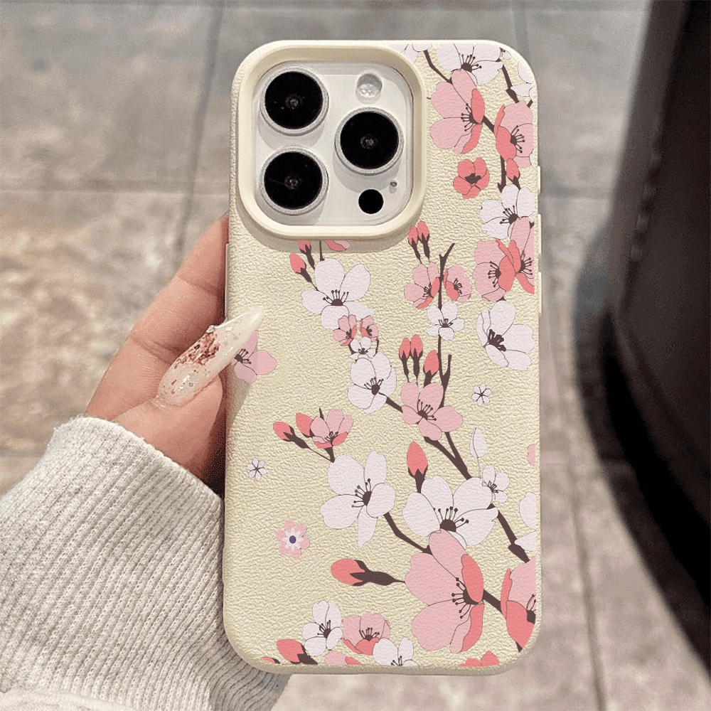 Phone Cases Korea - Korean Weeping Cherry Phone Case For