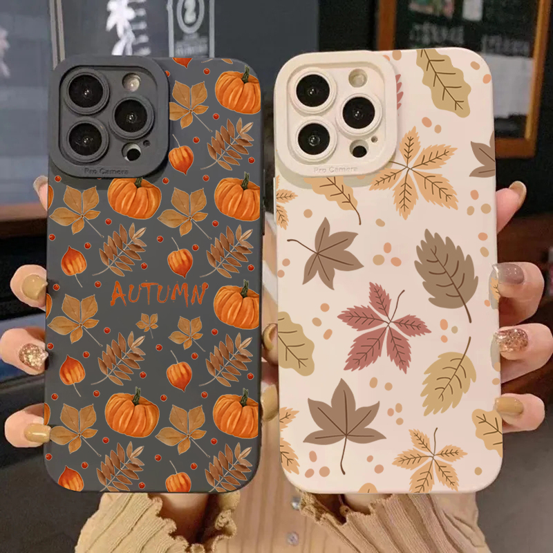 Phone Cases Samsung S25 Ultra - Retro Maple Leaf Pattern Phone Case