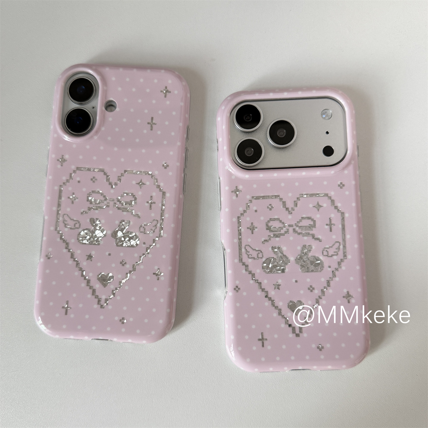 Phone Cases Korea - Korean Ins Pink Sweet Girl Rabbit