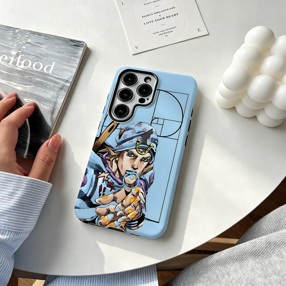 Phone Cases Samsung S25 Ultra - Hot cool Anime J-JOJO Steel Ball