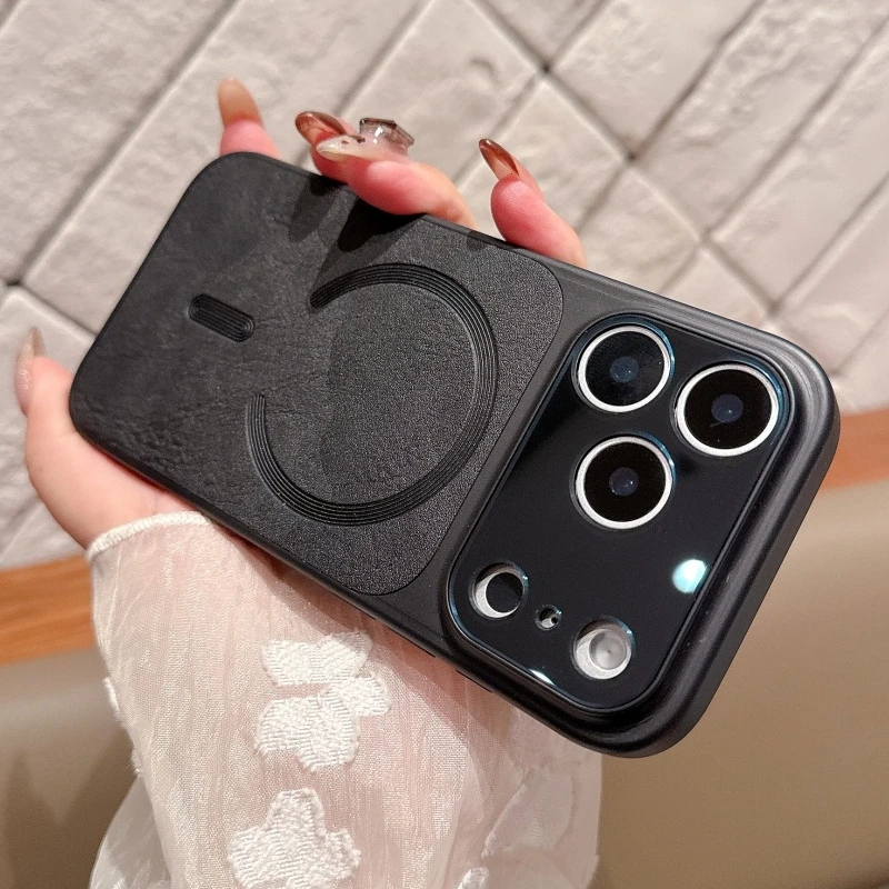 Phone Cases On Sale - For Luxury Leather Texture Classic Magsafe