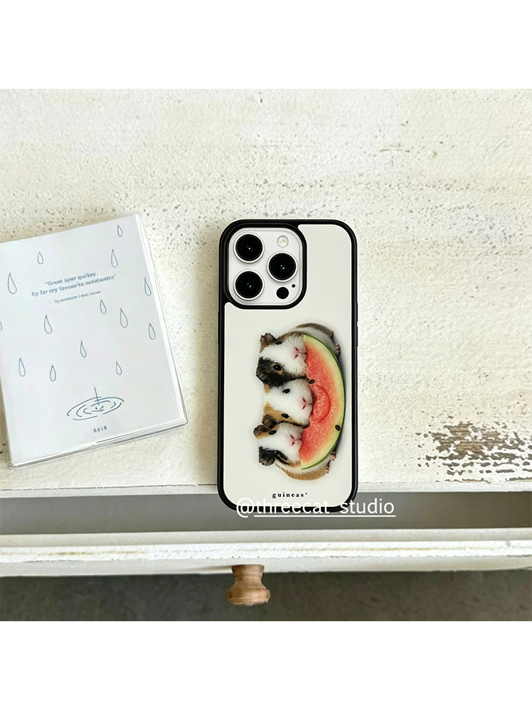 Korean Ins Guinea Pig Eat Wate - Phone Cases Korea ulasan dan harga