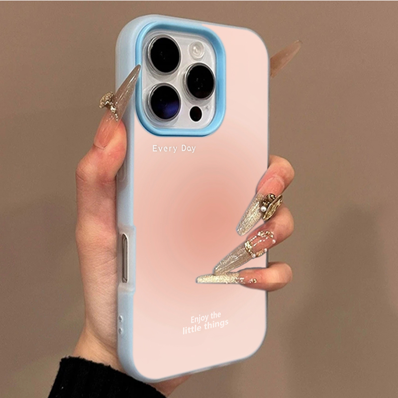 Pink Gradient Pattern Phone Ca - Phone Cases Pink ulasan dan harga