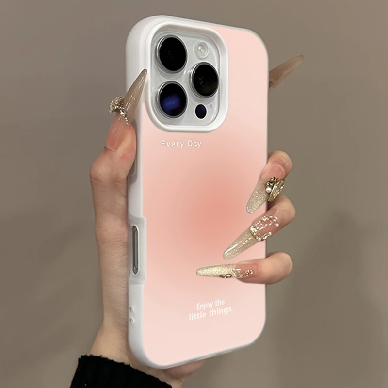 Pink Gradient Pattern Phone Ca - Phone Cases Pink ulasan dan harga