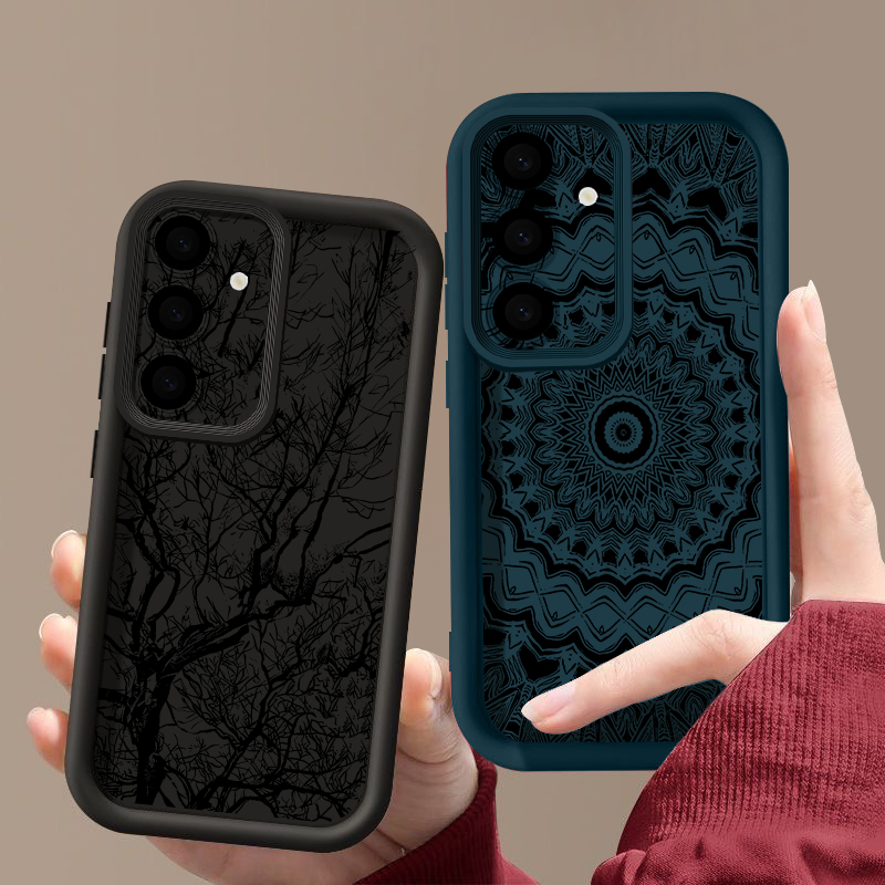 Retro Flower Totem Pattern Cas - Phone Cases For Samsung A14 ulasan dan harga