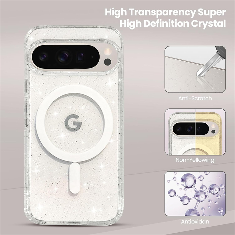 Magnetic Bling Glitter Clear S - Phone Cases Girls ulasan dan harga