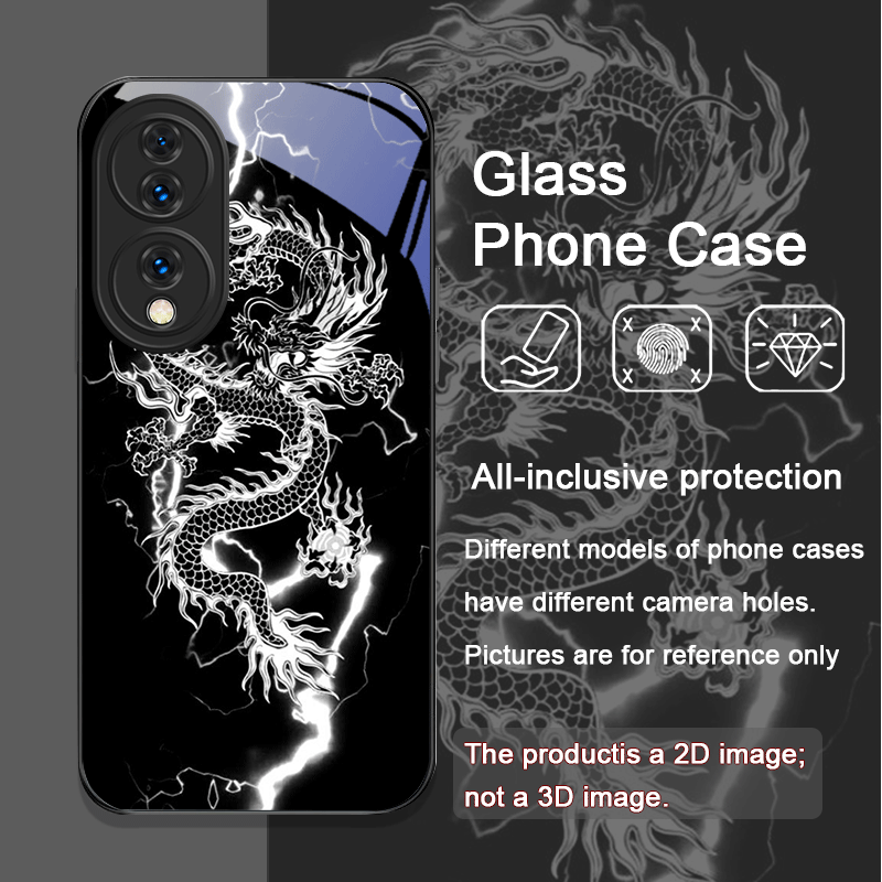 Creative Dragon Pattern Temper - Phone Cases Honor ulasan dan harga