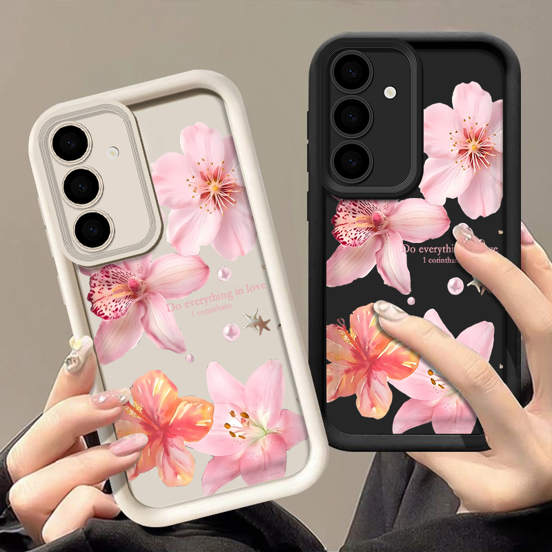 Pink Flowers Phone Case For Sa - Phone Cases Pink ulasan dan harga