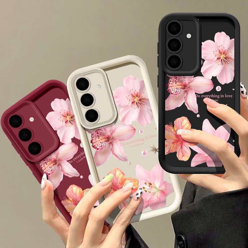 Pink Flowers Phone Case For Sa - Phone Cases Pink ulasan dan harga