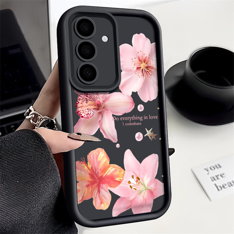 Pink Flowers Phone Case For Sa - Phone Cases Pink ulasan dan harga