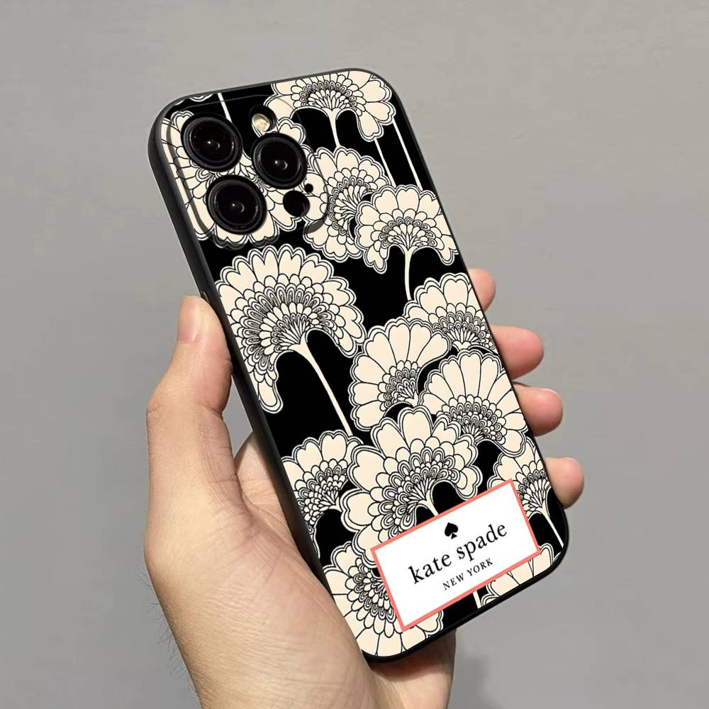 K-Kate S-Spade Black Soft Phon - Phone Cases Kate Spade ulasan dan harga