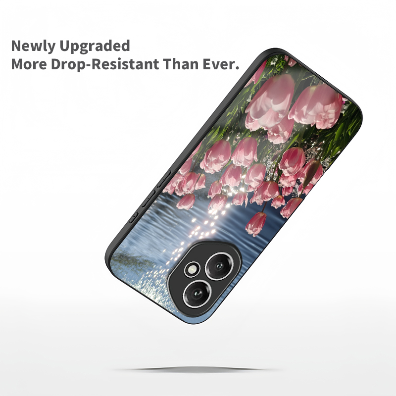 Floral Tulip Pattern Phone Cas - Phone Cases Honor ulasan dan harga