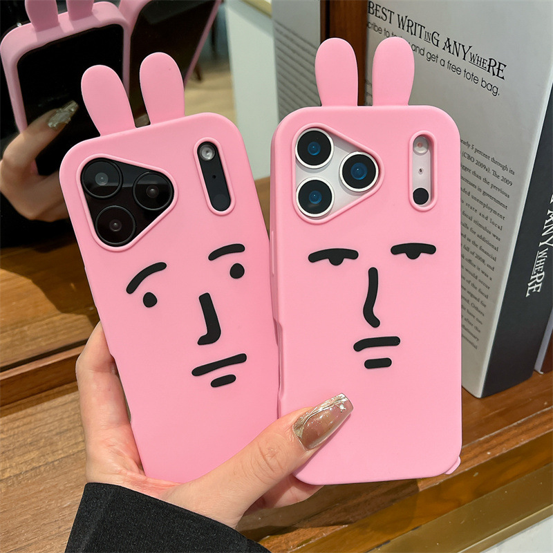 Kawaii 3D Funny Cartoon Pink E - Phone Cases Funny ulasan dan harga