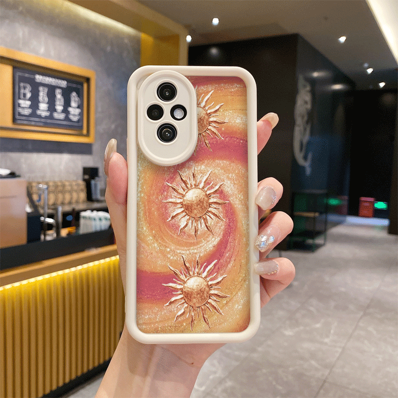 Vintage Golden Starry Sky Sun  - Phone Cases Honor ulasan dan harga