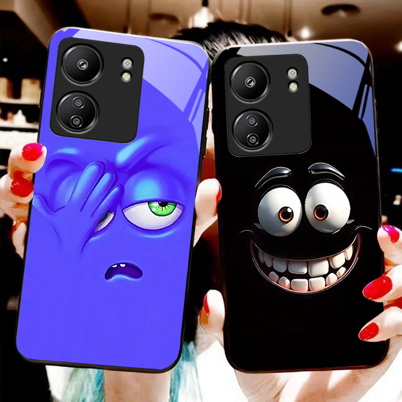 Cute and funny face For Redmi  - Phone Cases Funny ulasan dan harga