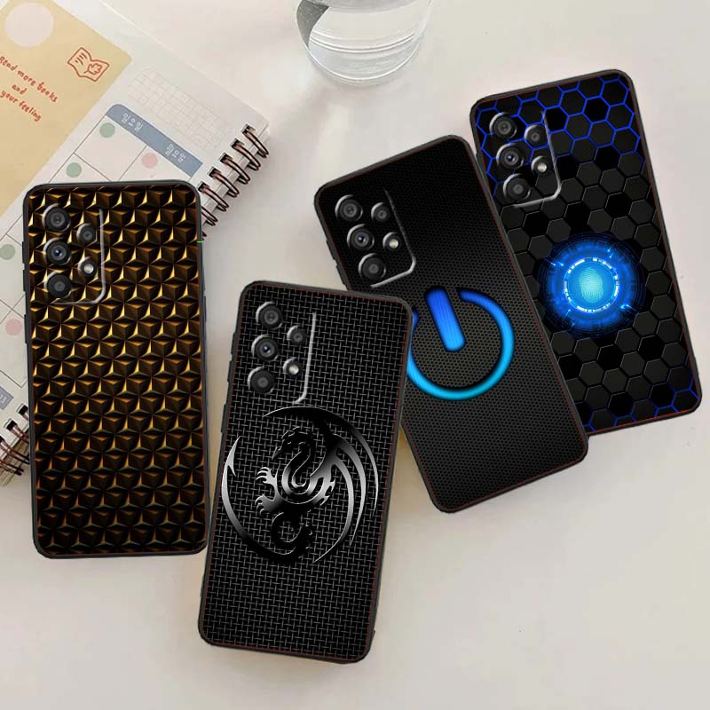 carbon fiber pattern For Samsu - Phone Cases For Samsung A14 ulasan dan harga