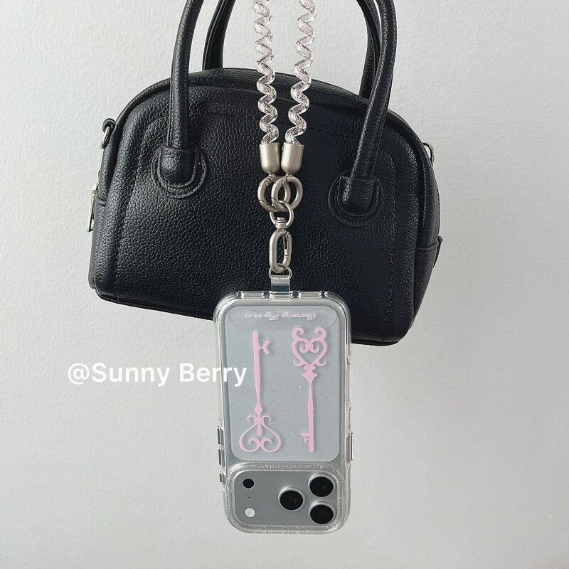 Korean Ins Y2K Pink Keys Shini - Phone Cases Korea ulasan dan harga