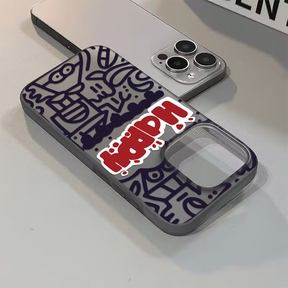 Happy Doodle Funny Retro Style - Phone Cases Funny ulasan dan harga