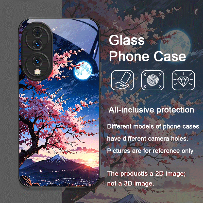Retro Scenery Moon Cherry Blos - Phone Cases Honor ulasan dan harga