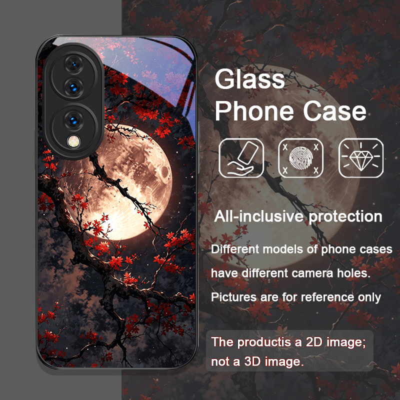 Retro Scenery Moon Cherry Blos - Phone Cases Honor ulasan dan harga