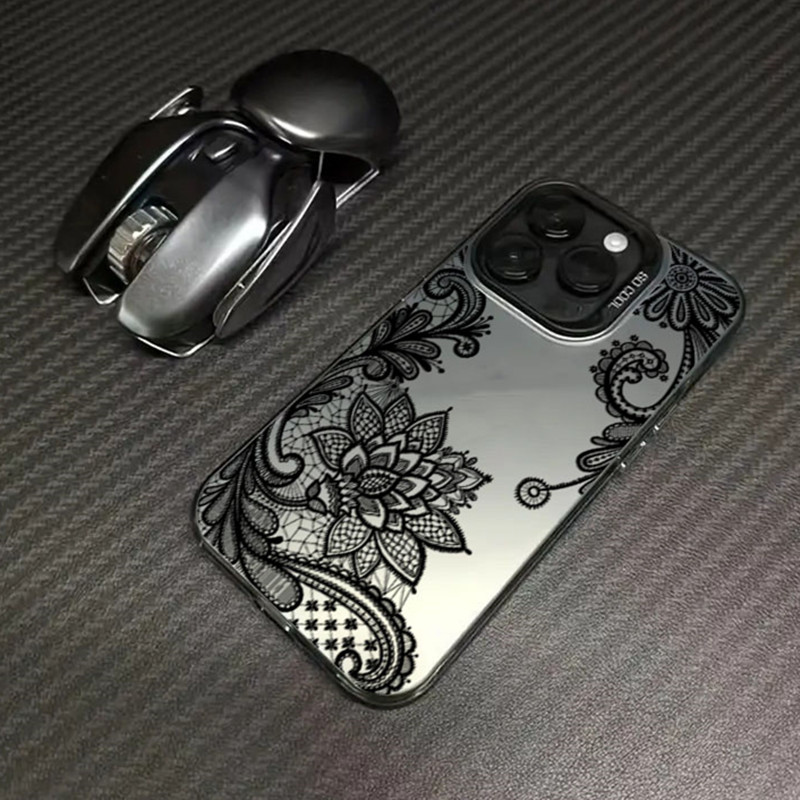 Black lace print New Hot Elect - Phone Cases Girls ulasan dan harga