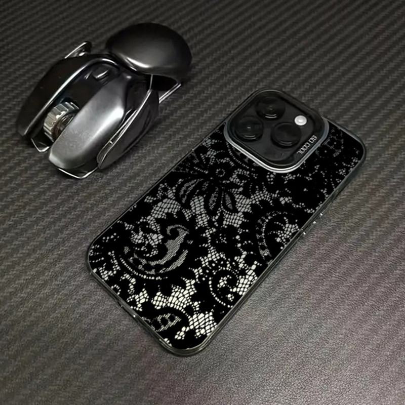 Black lace print New Hot Elect - Phone Cases Girls ulasan dan harga