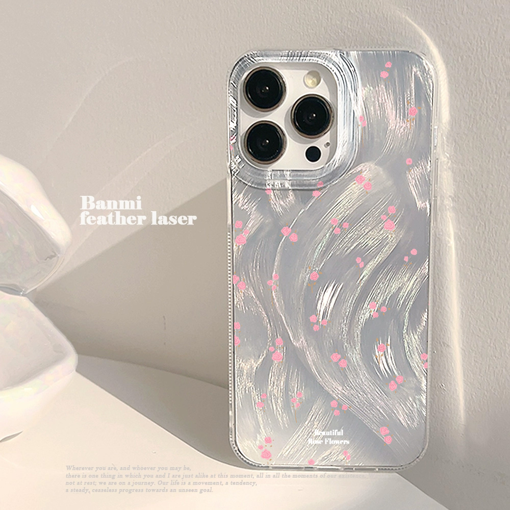 Simple Pink Flowers Phone Case - Phone Cases Pink ulasan dan harga