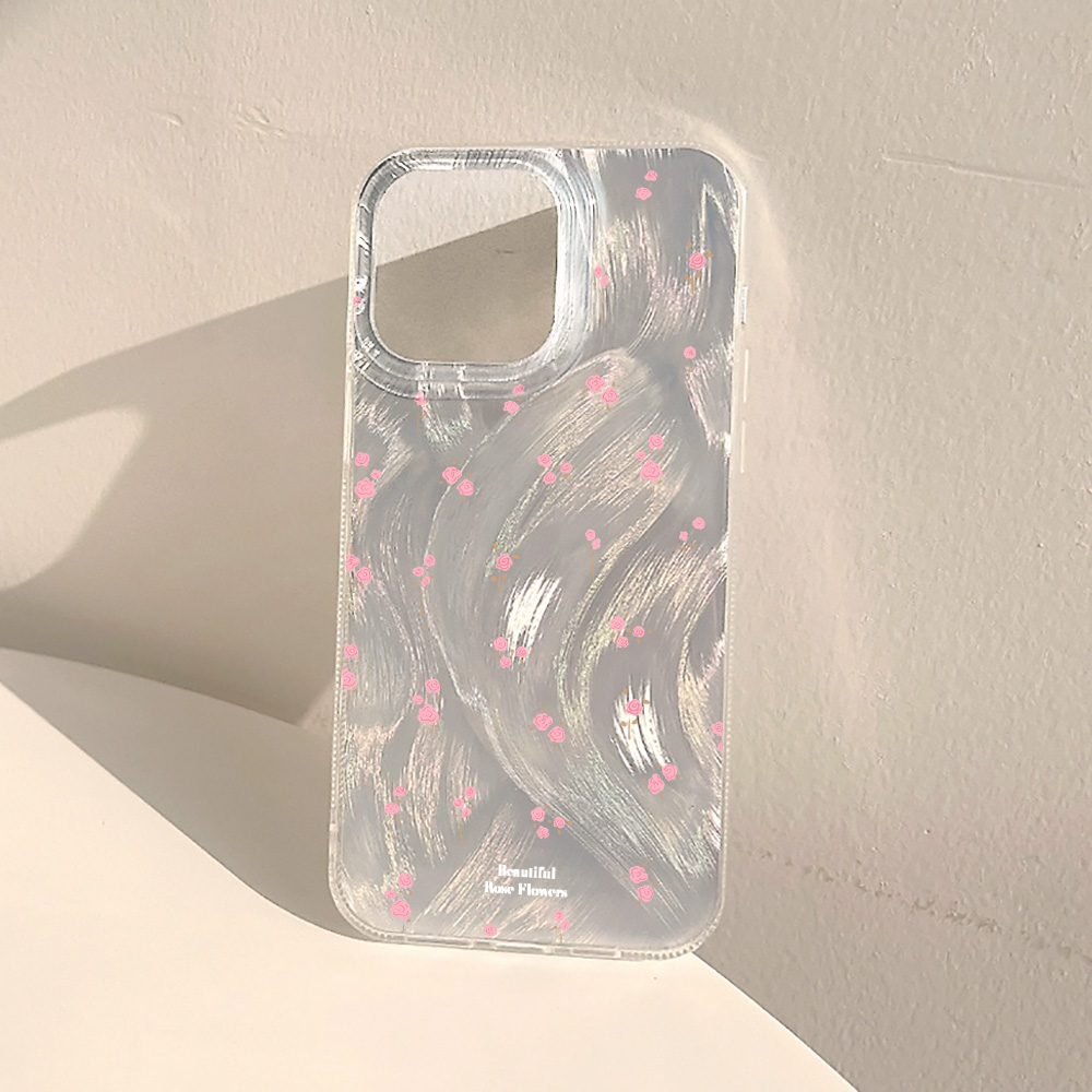 Simple Pink Flowers Phone Case - Phone Cases Pink ulasan dan harga