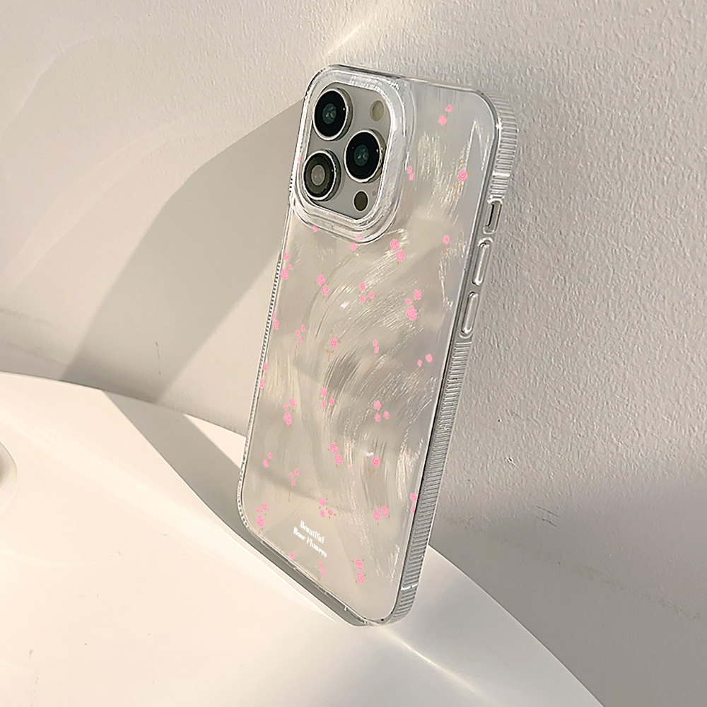 Simple Pink Flowers Phone Case - Phone Cases Pink ulasan dan harga
