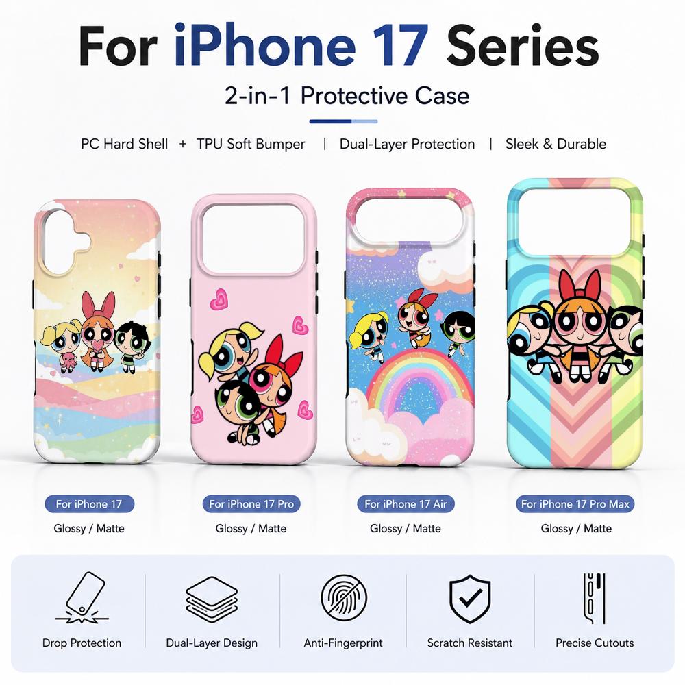 Anime P-Powerpuff Girls Phone  - Phone Cases Girls ulasan dan harga