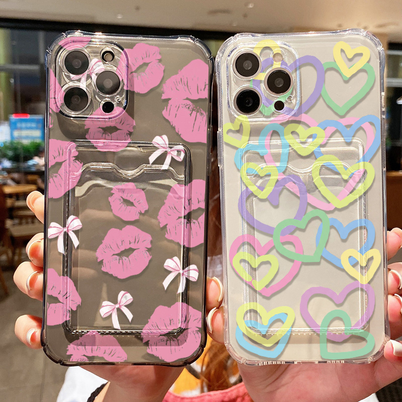Sexy Lip Transparent Phone Cas - Phone Cases Holder ulasan dan harga