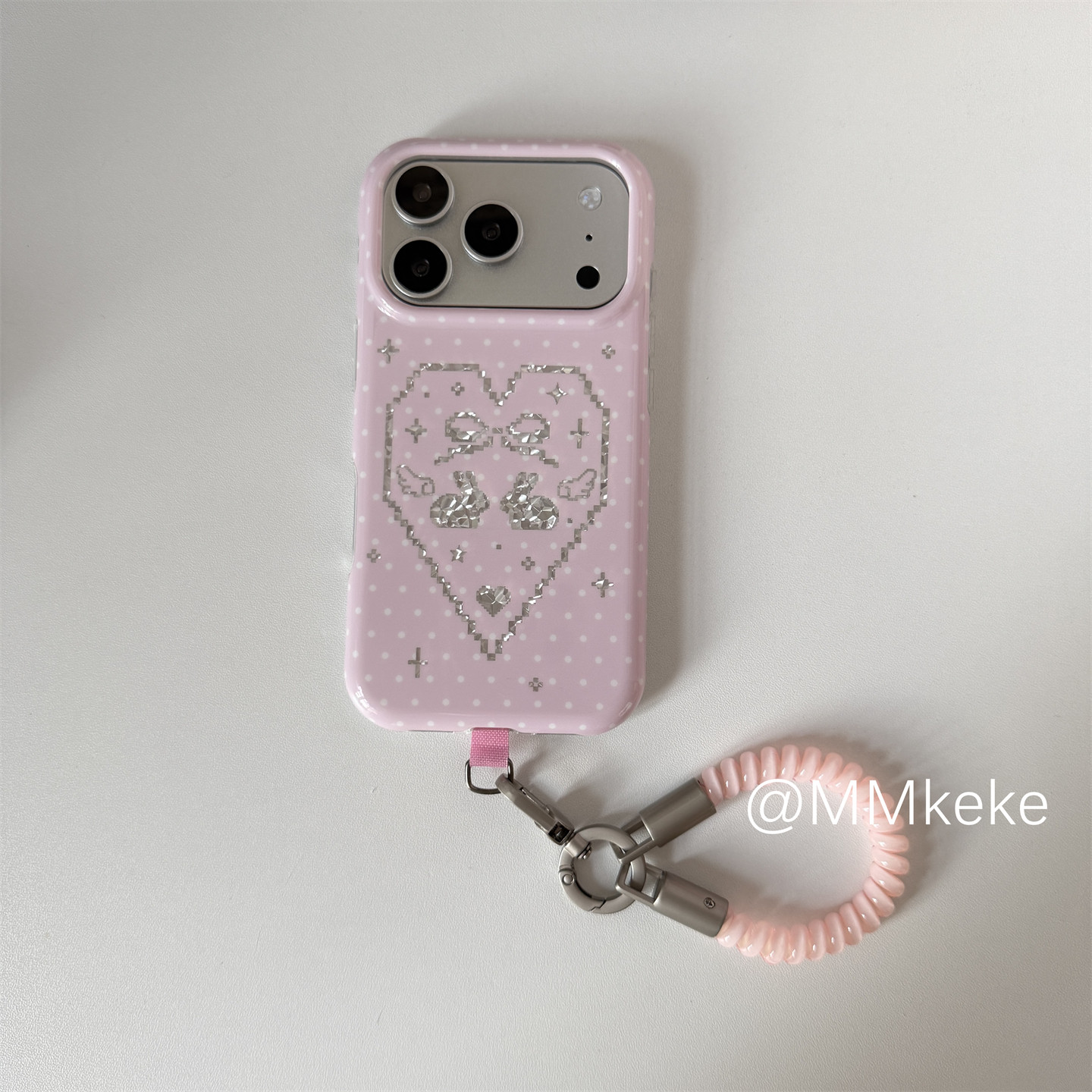 Korean Ins Pink Sweet Girl Rab - Phone Cases Korea ulasan dan harga