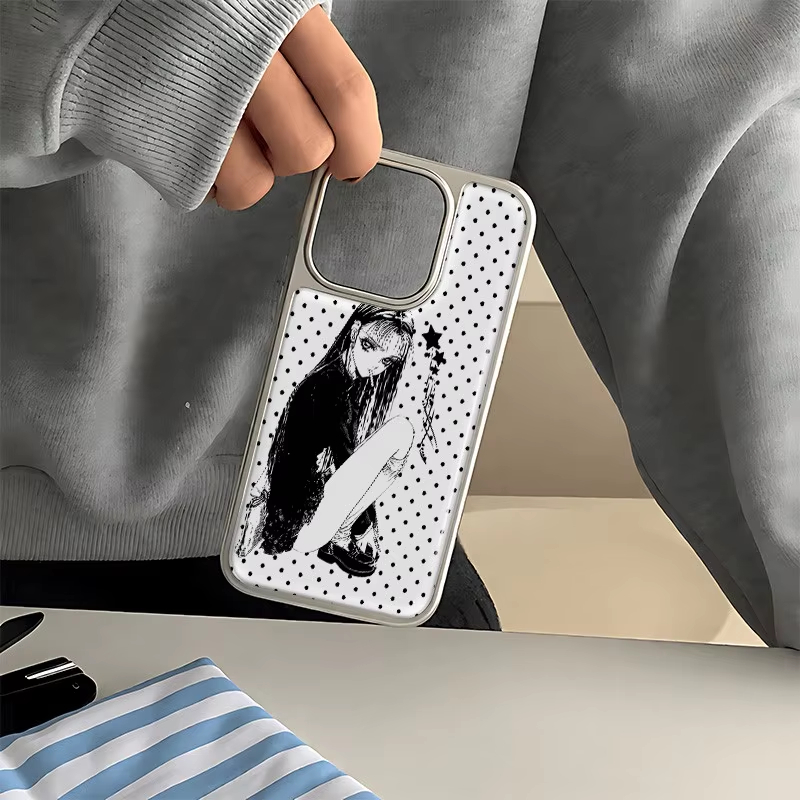 Korean Ins Polka Dots Anime Gi - Phone Cases Girls ulasan dan harga