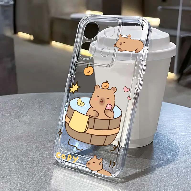 Cartoon Bear Funny Phone Case  - Phone Cases Funny ulasan dan harga