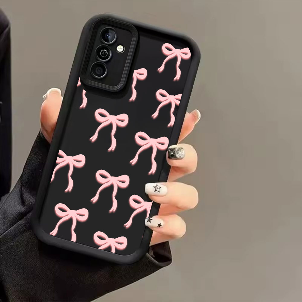 Pink Bow Print Soft TPU Phone  - Phone Cases Pink ulasan dan harga