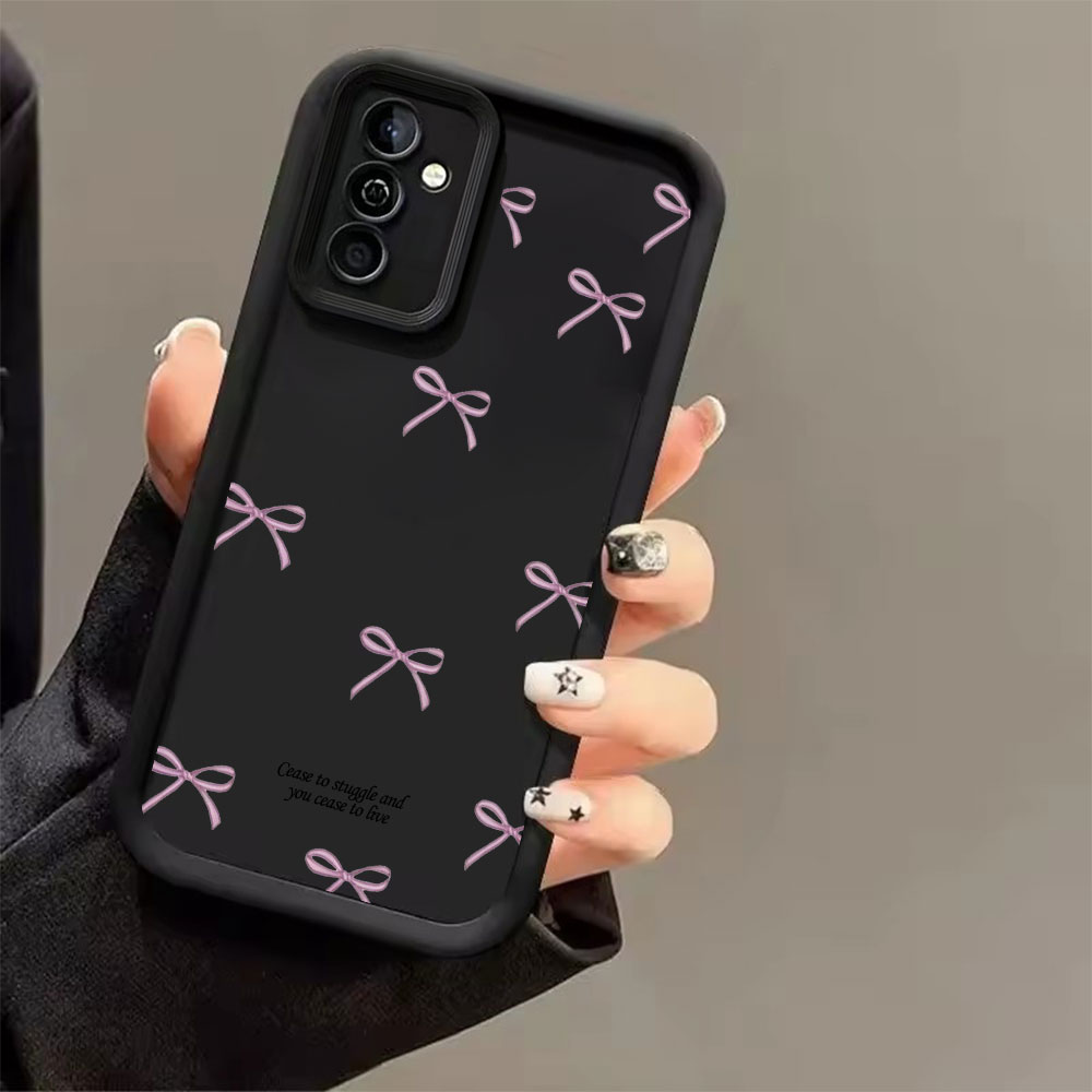 Pink Bow Print Soft TPU Phone  - Phone Cases Pink ulasan dan harga