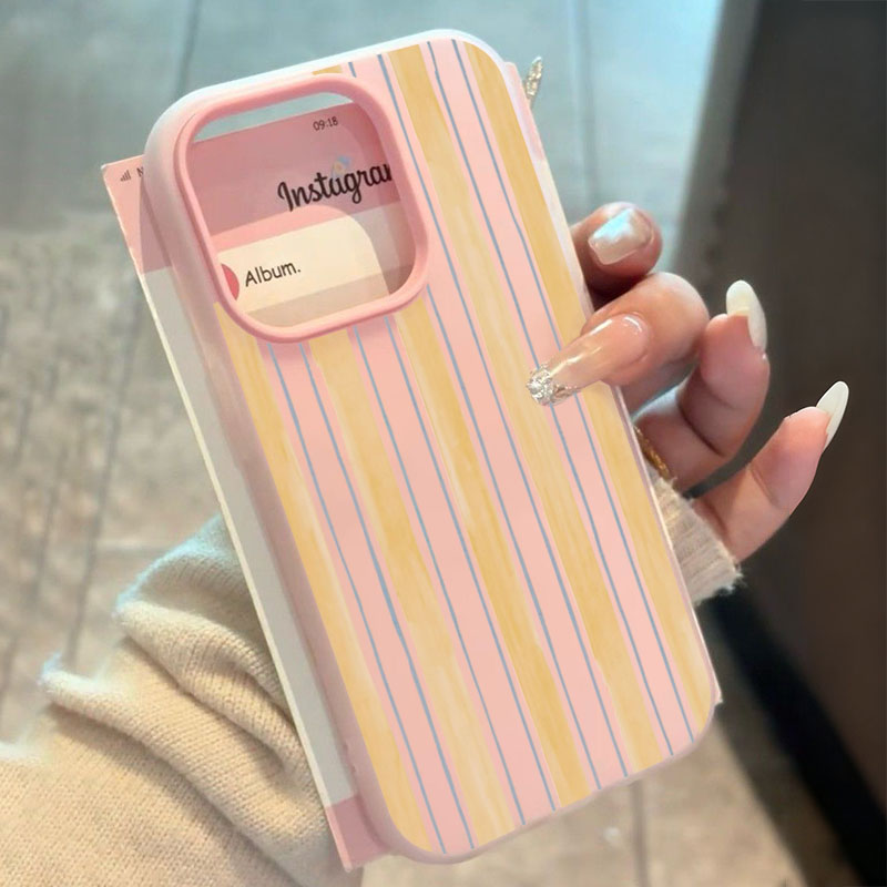 Stylish Yellow Striped Phone C - Phone Cases Galaxy S26 Ultra ulasan dan harga