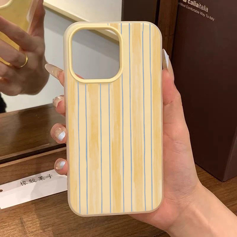 Stylish Yellow Striped Phone C - Phone Cases Galaxy S26 Ultra ulasan dan harga