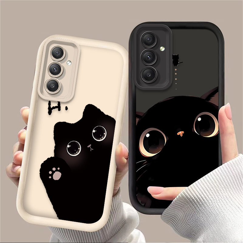 Lovely Big Eyed Cat Phone Case - Phone Cases For Samsung A14 ulasan dan harga