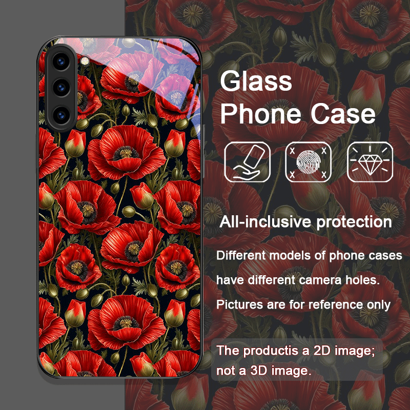 Retro Poppy Flower Bloom Hot R - Phone Cases Galaxy S26 Ultra ulasan dan harga