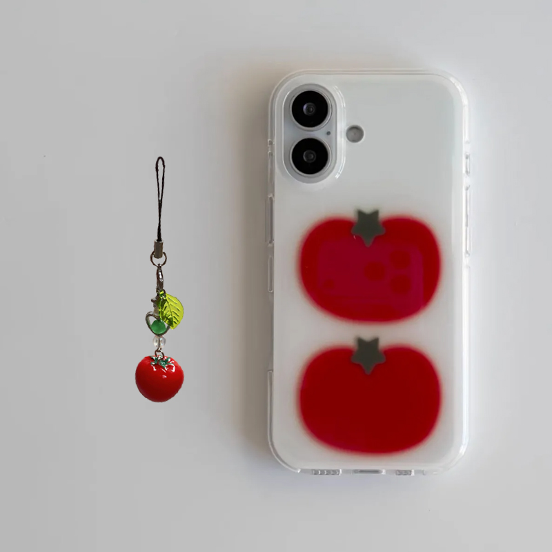 Korean Ins Two Ted Tomato Cart - Phone Cases Korea ulasan dan harga