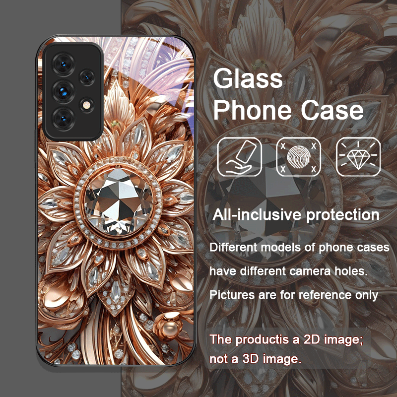 Elegant Gemstone Flower Patter - Phone Cases For Samsung A14 ulasan dan harga