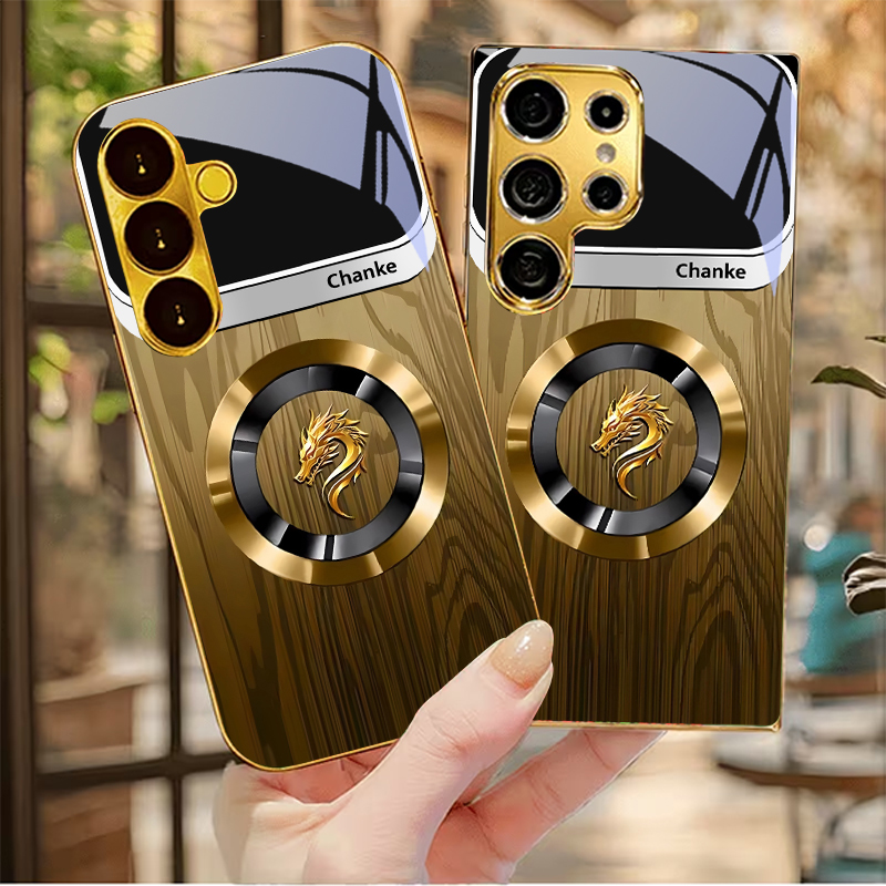 Retro Dragon Crest Electroplat - Phone Cases For Samsung A14 ulasan dan harga