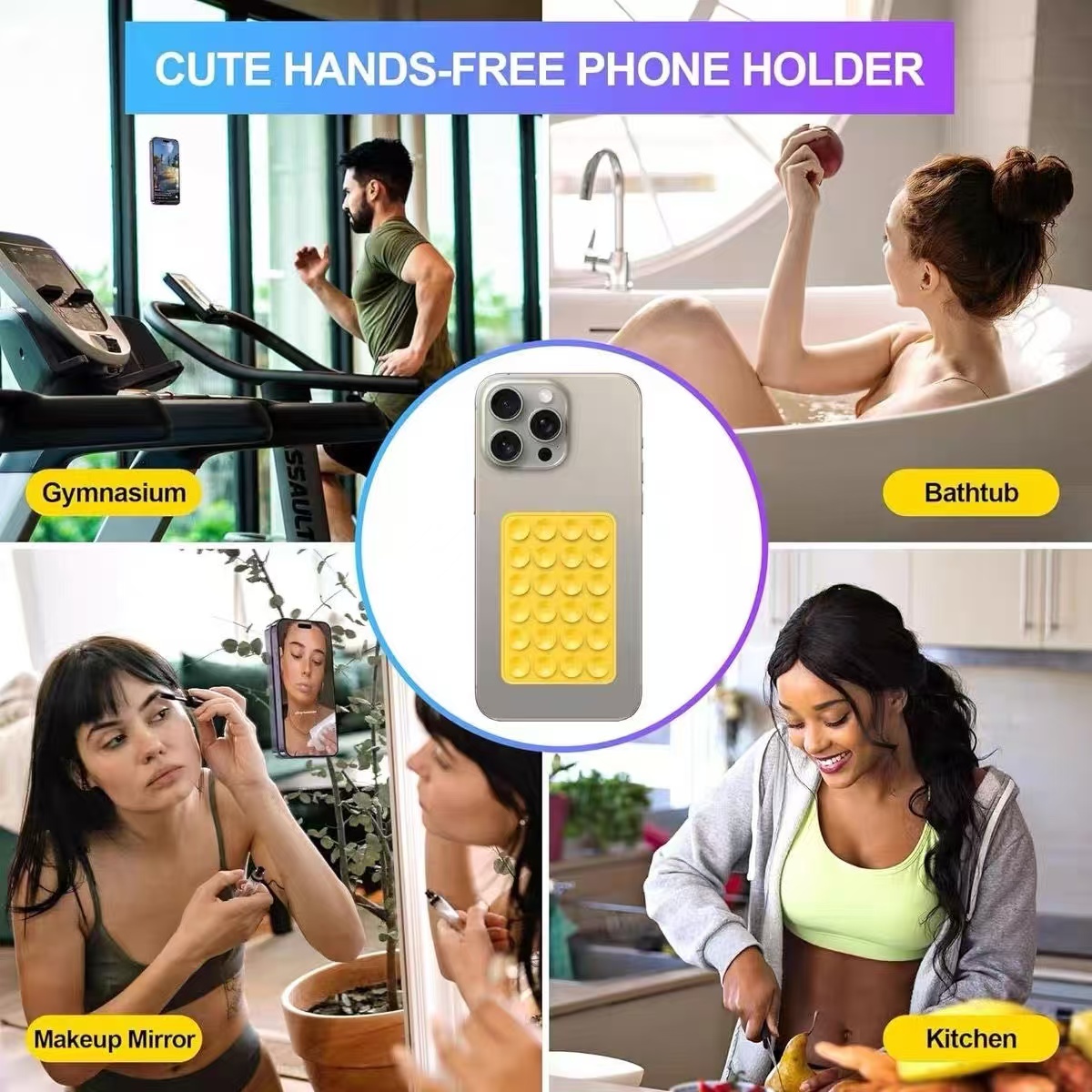 Silicone Suction Cup Phone Hol - Phone Cases Holder ulasan dan harga