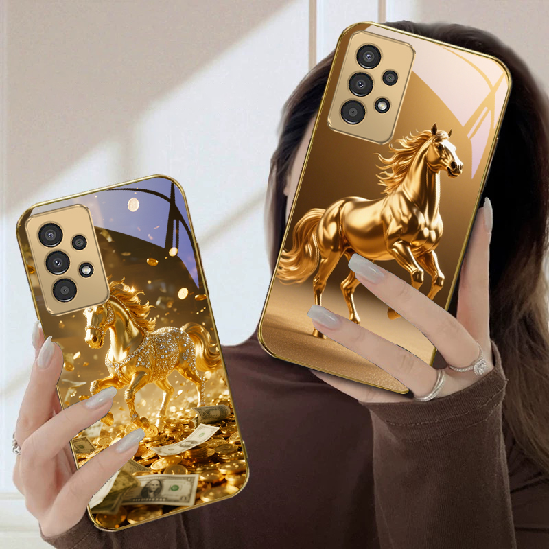 A lovely golden steed For Sams - Phone Cases For Samsung A14 ulasan dan harga