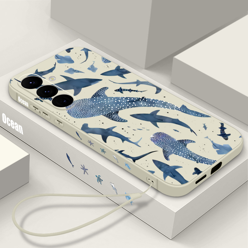 Whale Pattern Lanyard Case For - Phone Cases For Samsung A14 ulasan dan harga