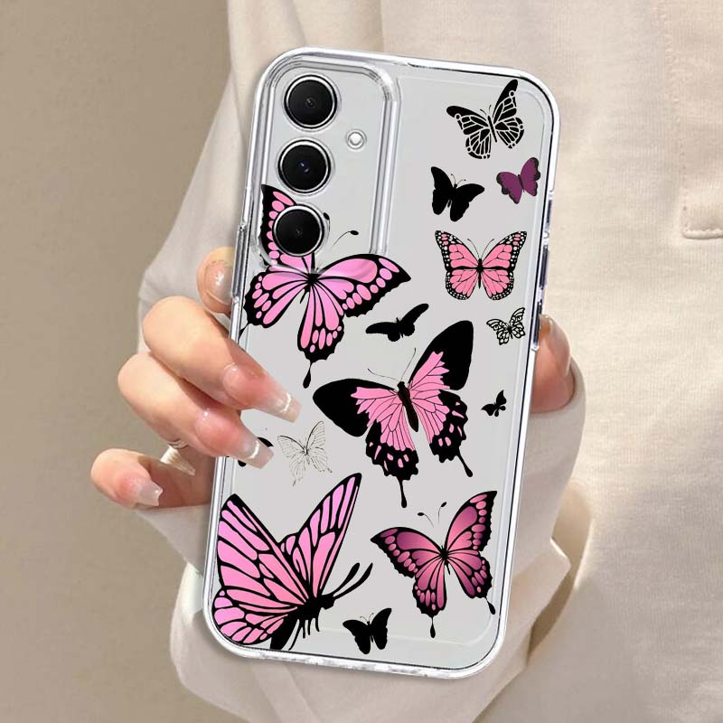 Purple Butterfly Graphic Phone - Phone Cases For Samsung A14 ulasan dan harga