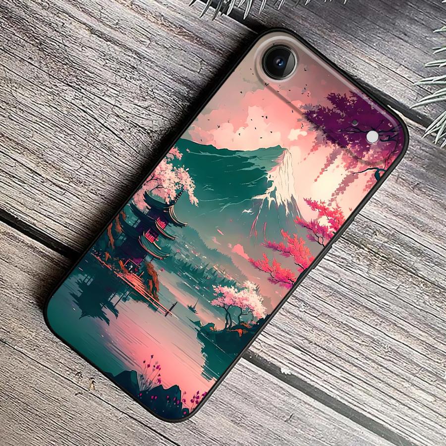 Aesthetic Mount Fuji Funda Pho - Phone Cases Holder ulasan dan harga