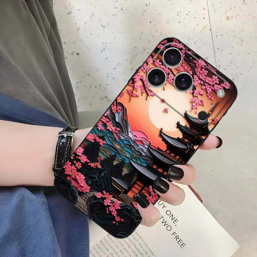 Aesthetic Mount Fuji Funda Pho - Phone Cases Holder ulasan dan harga